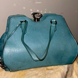 Baby Blue Diamond Locke purse by Fiore
